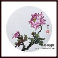 靜然國畫-牡丹卡片-JR-KPMD-Y-10031